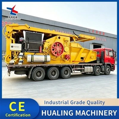 Lastebil-montert flishugger